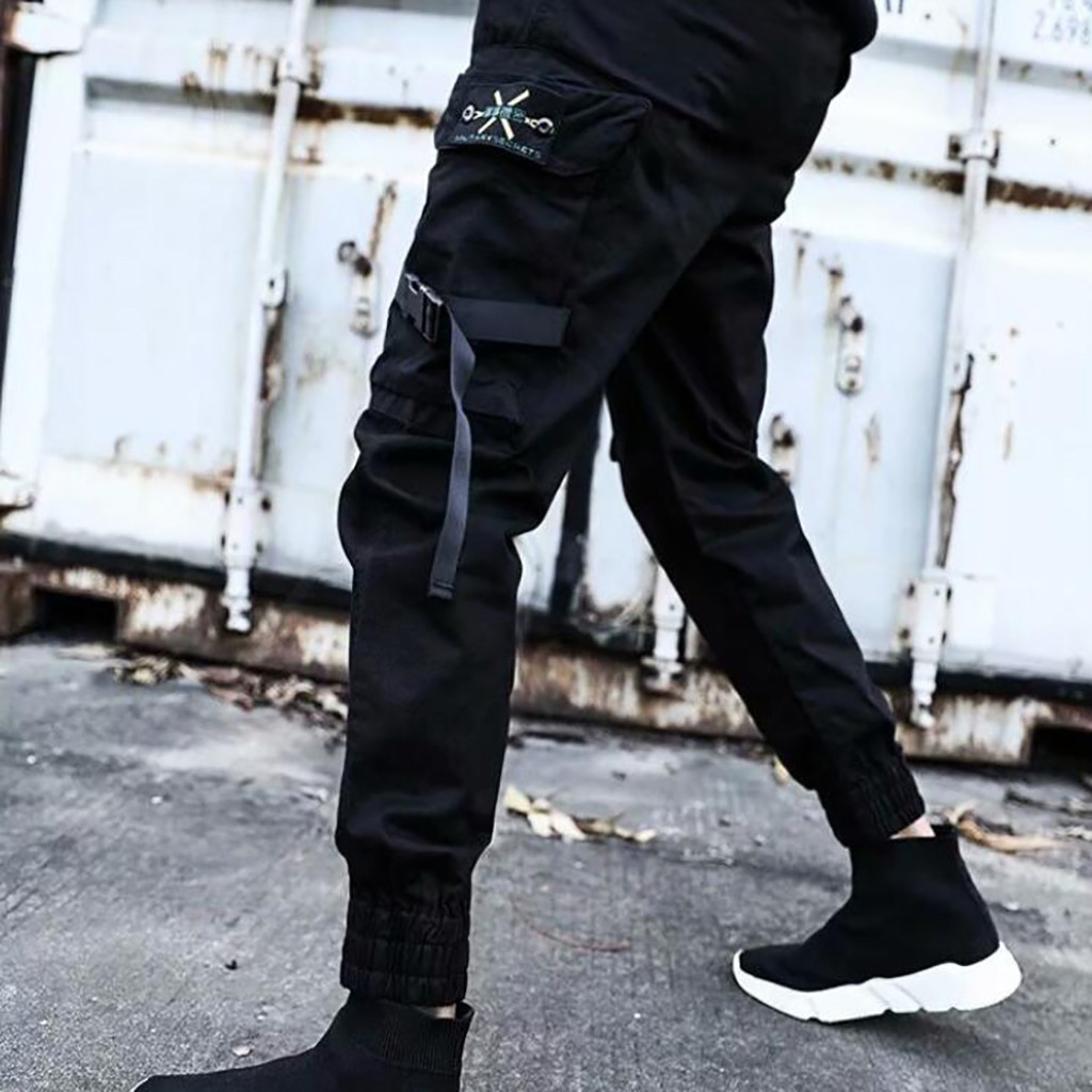 Cargo Jogger Pants - بنطلون كارجو فضفاض للرجال، ملابس الشارع