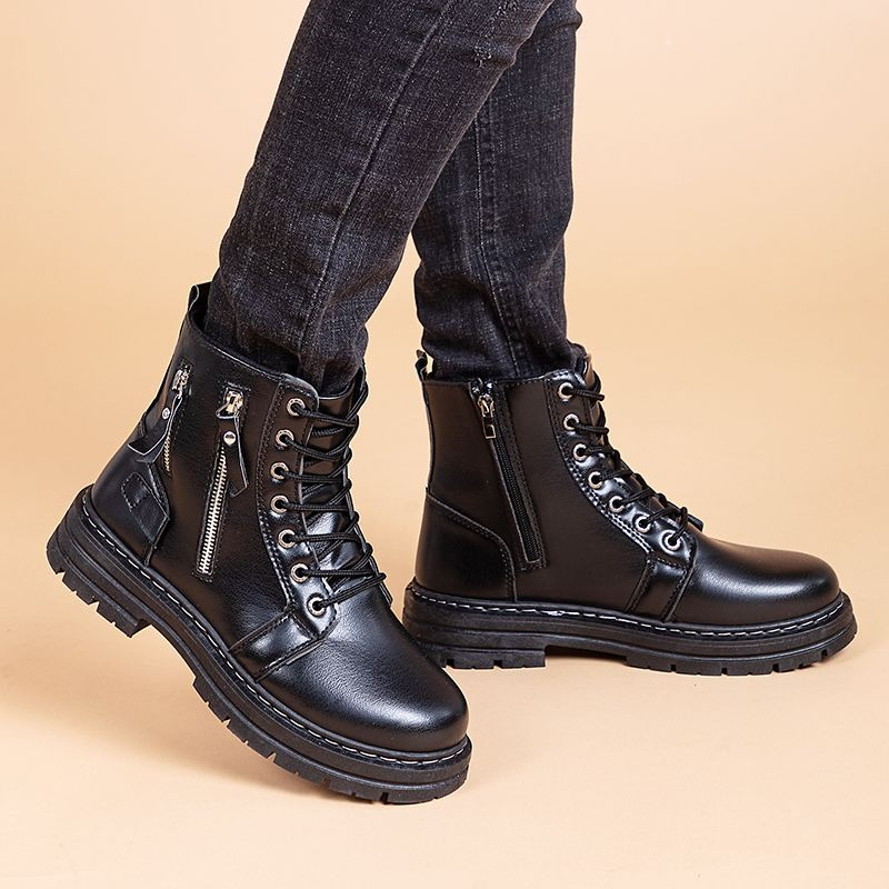 Chelsea Boots Men - أحذية تشيلسي للرجال بأسلوب بريطاني، أحذية