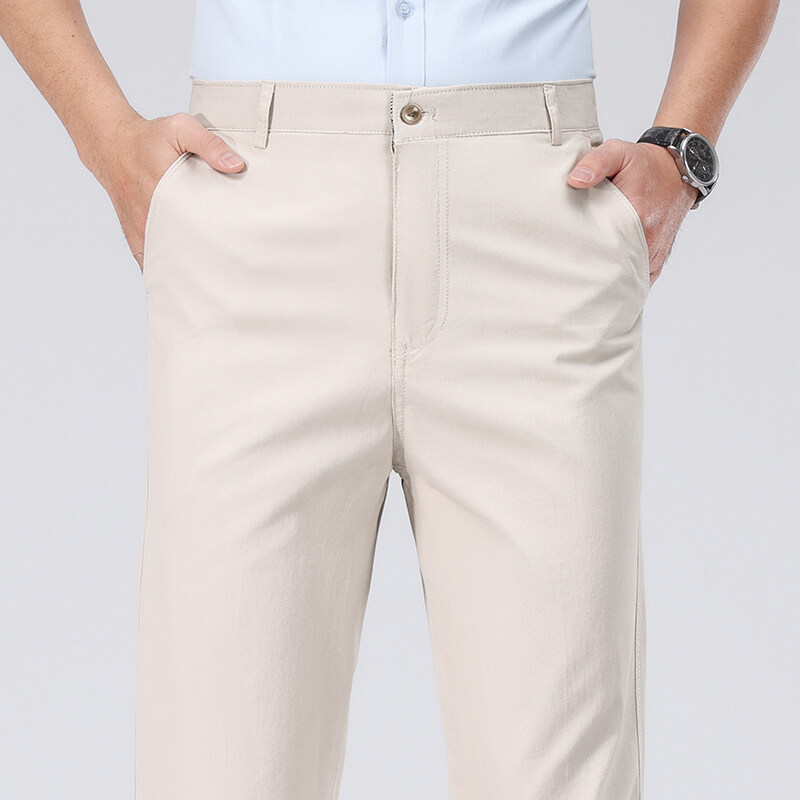 Chino Pants Men - بنطلونات قطنية رجالية، سراويل كاجوال للأعمال،