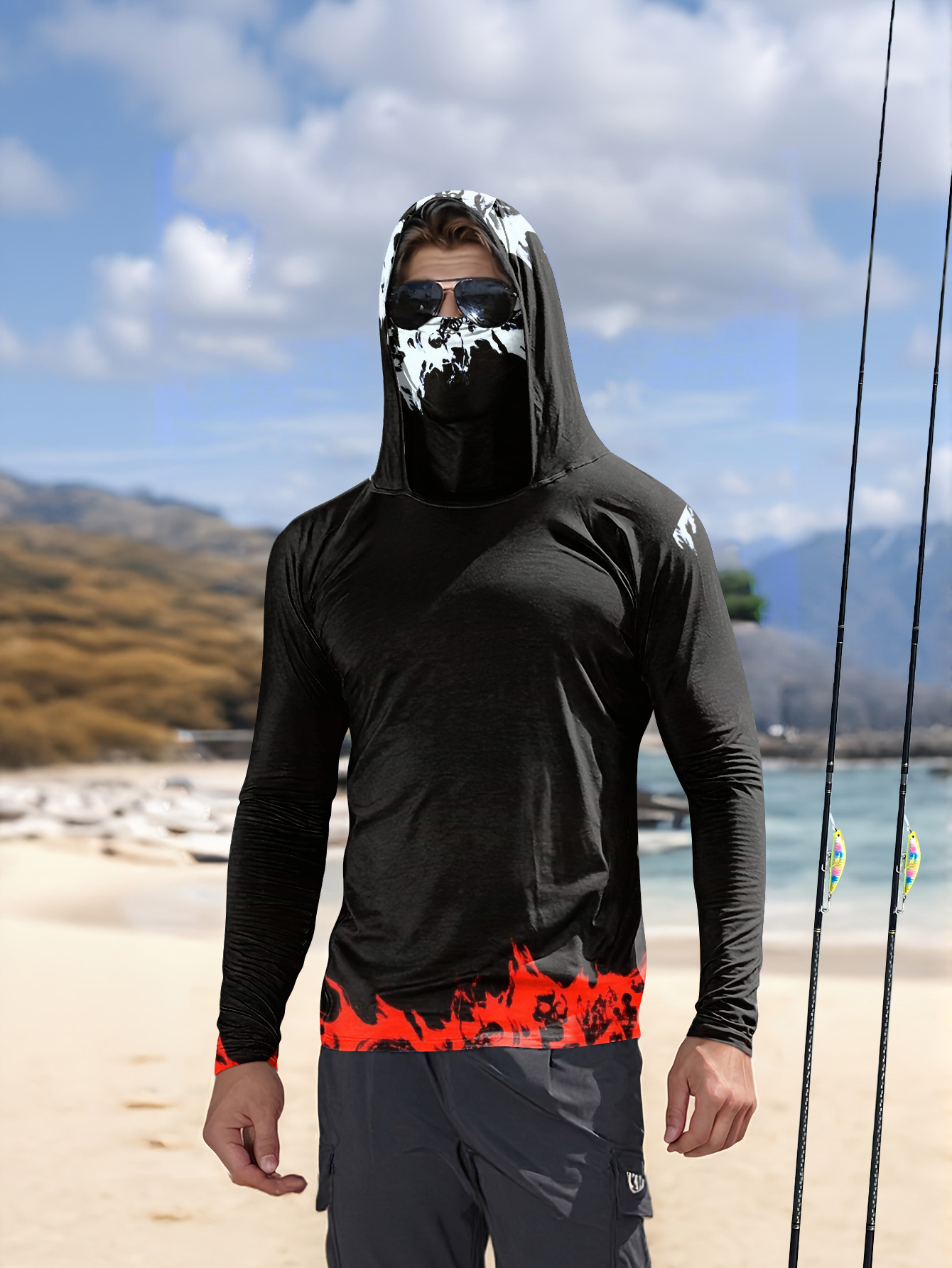 Men'S Fashion 2025 - قميص صيد للرجال بأكمام طويلة، ملابس