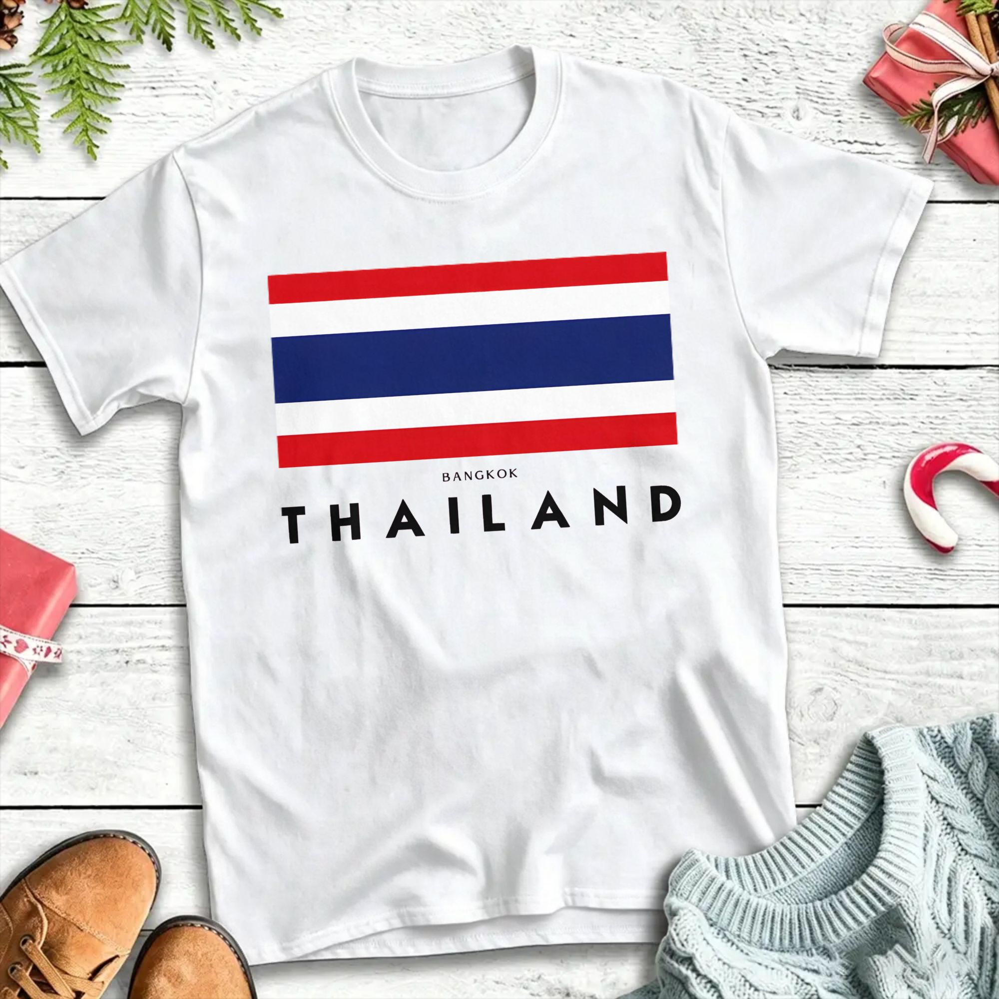 Mens Fashion Bangkok - تي شيرت ستريت وير صيفي بتصميم