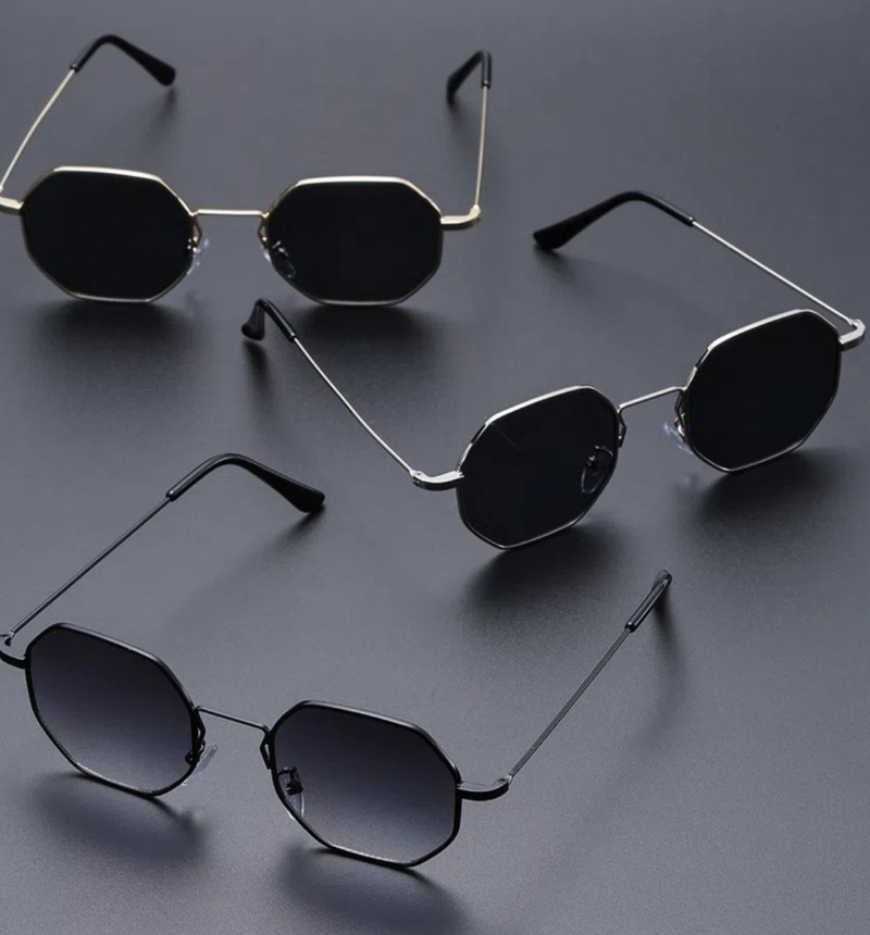 Men'S Fashion Old Money - نظارات شمسية مربعة صغيرة أنيقة للنساء،