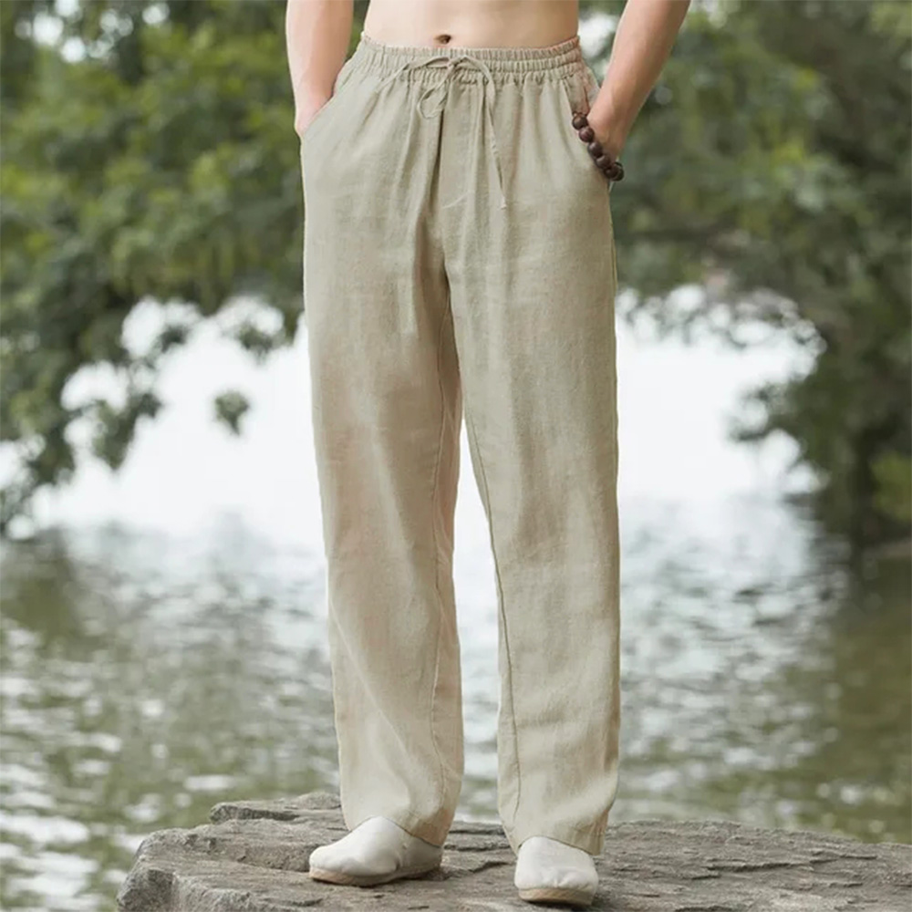 Chino Pants Men - سراويل الشاطئ الرجالية للركض ملابس الشارع