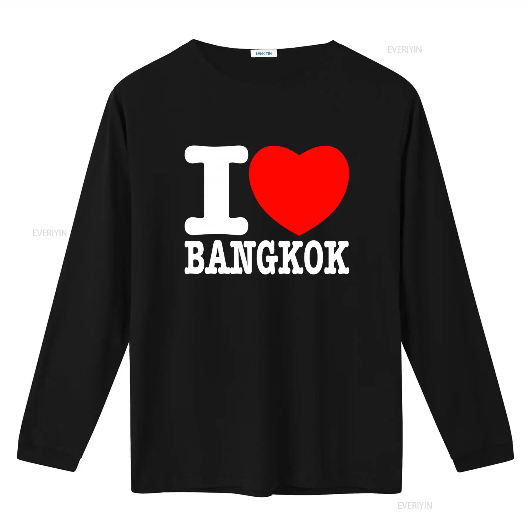 تي شيرت أنيق بطباعة I Love Ban - مراجعة Mens Fashion Bangkok وسعره