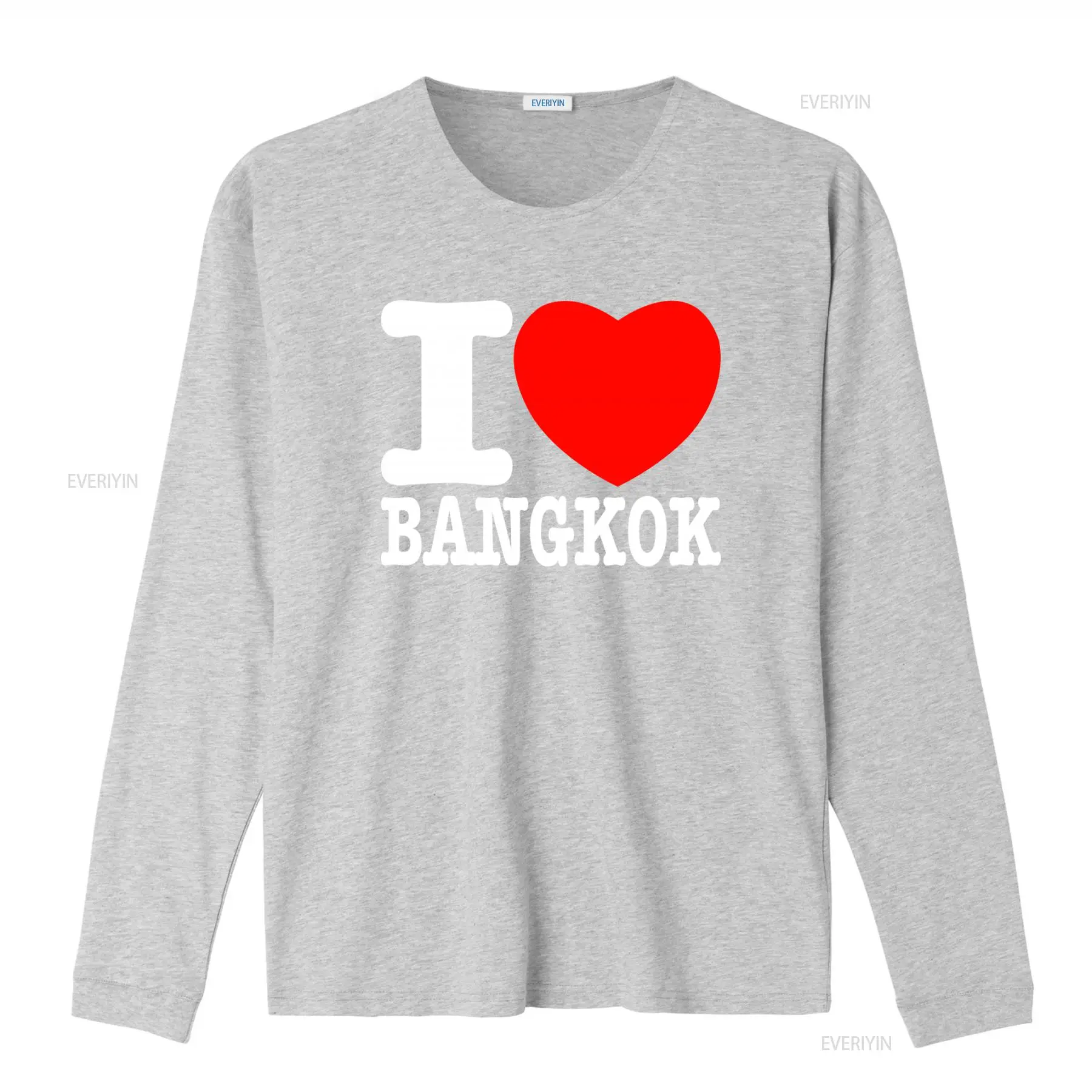 تي شيرت أنيق بطباعة I Love Ban - مراجعة Mens Fashion Bangkok وسعره
