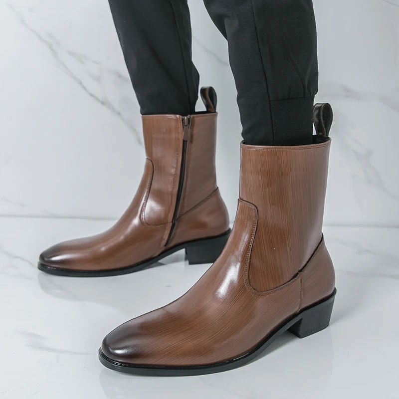 الكلاسيكية مريح حذاء من الجلد  - مراجعة Chelsea Boots Men وسعره