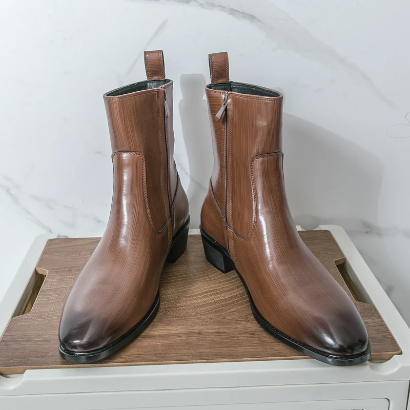 الكلاسيكية مريح حذاء من الجلد  - مراجعة Chelsea Boots Men وسعره