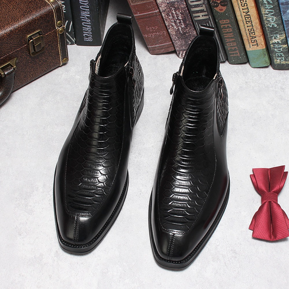 أحذية رجالية ماركة فاخرة، بوت  - مراجعة Mens Fashion Dress وسعره