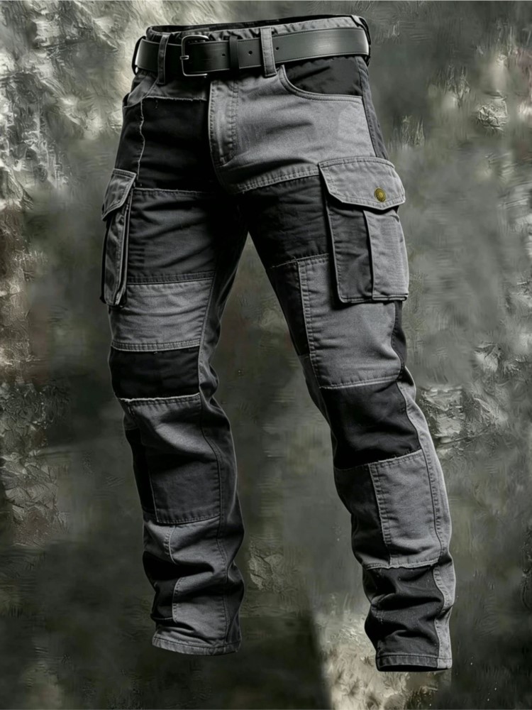 بنطلون كارجو رجالي قطني كاكي،  - مراجعة Men'S Fashion Khaki Pants وسعره