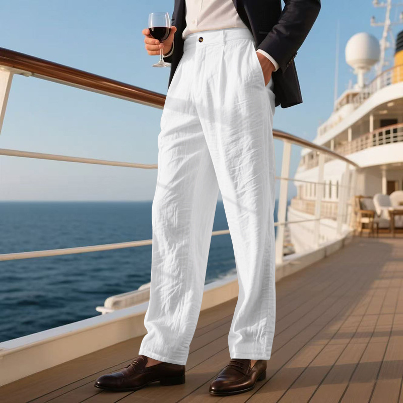 بنطلون رجالي رسمي بخصر مرتفع و - مراجعة Chino Pants Men وسعره