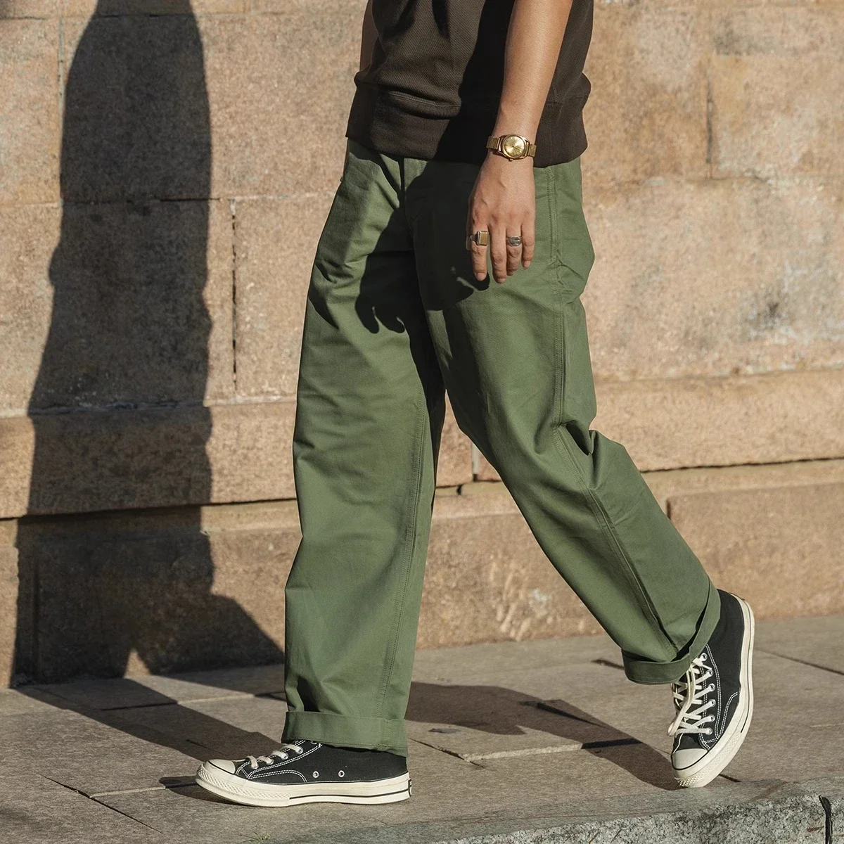 برونسون 1944 ضابط تشينو 11oz ا - مراجعة Chino Pants Men وسعره