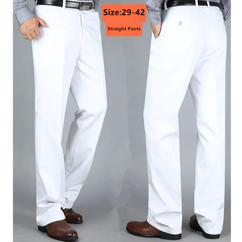 الأبيض السراويل الرجال مكتب رس - مراجعة Formal Trouser Stretch وسعره
