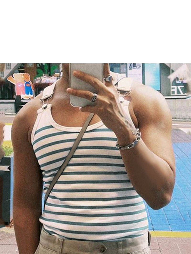 قميص بدون أكمام ضيق للرجال بأز - مراجعة Men'S Fashion Online وسعره