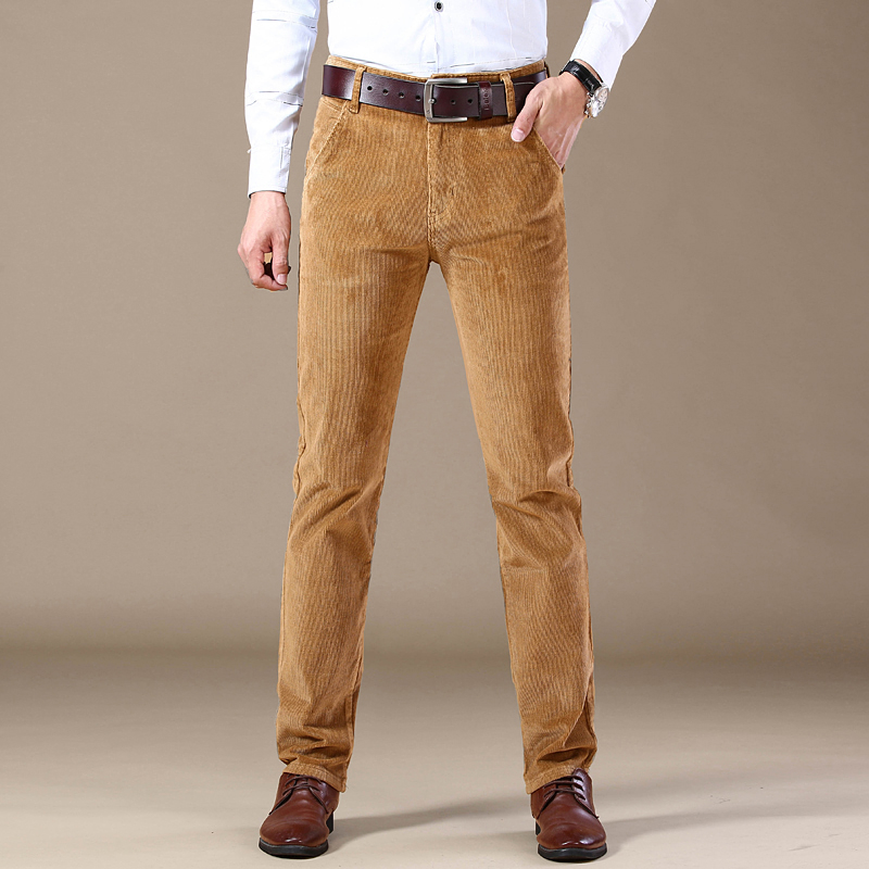 القطن سروال قصير سراويل تقليدي - مراجعة Men'S Fashion Khaki Pants وسعره