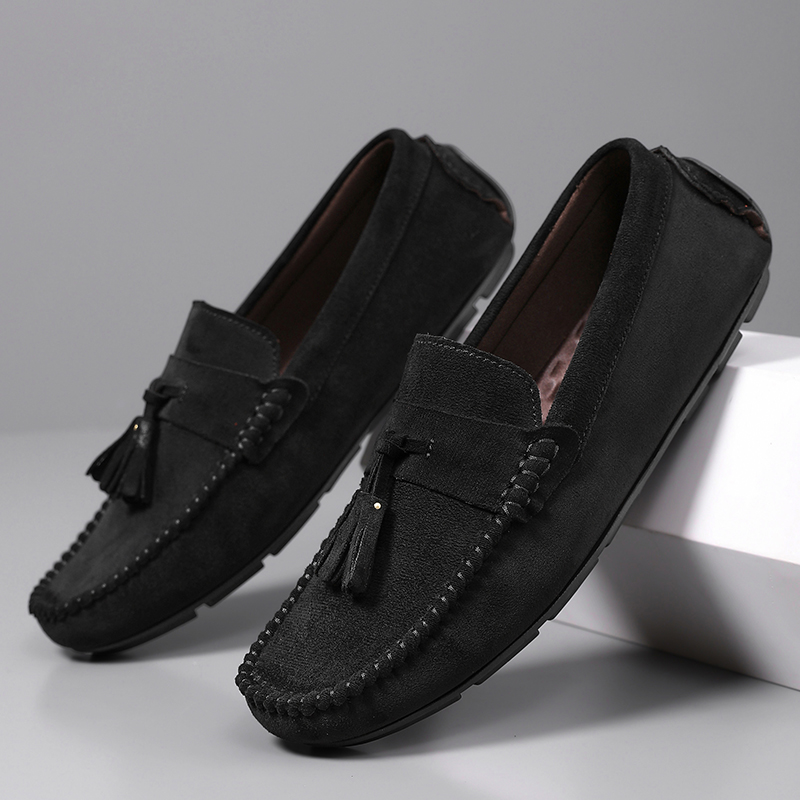 أحذية رجالية كلاسيكية مزودة بش - مراجعة Men'S Fashion Loafers Shoes وسعره