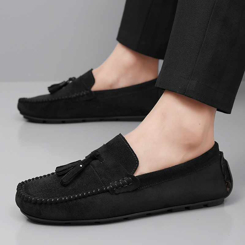 أحذية رجالية كلاسيكية مزودة بش - مراجعة Men'S Fashion Loafers Shoes وسعره