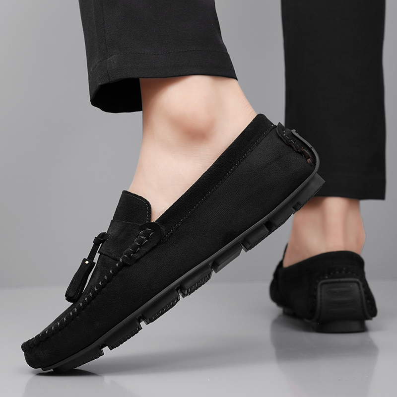 أحذية رجالية كلاسيكية مزودة بش - مراجعة Men'S Fashion Loafers Shoes وسعره