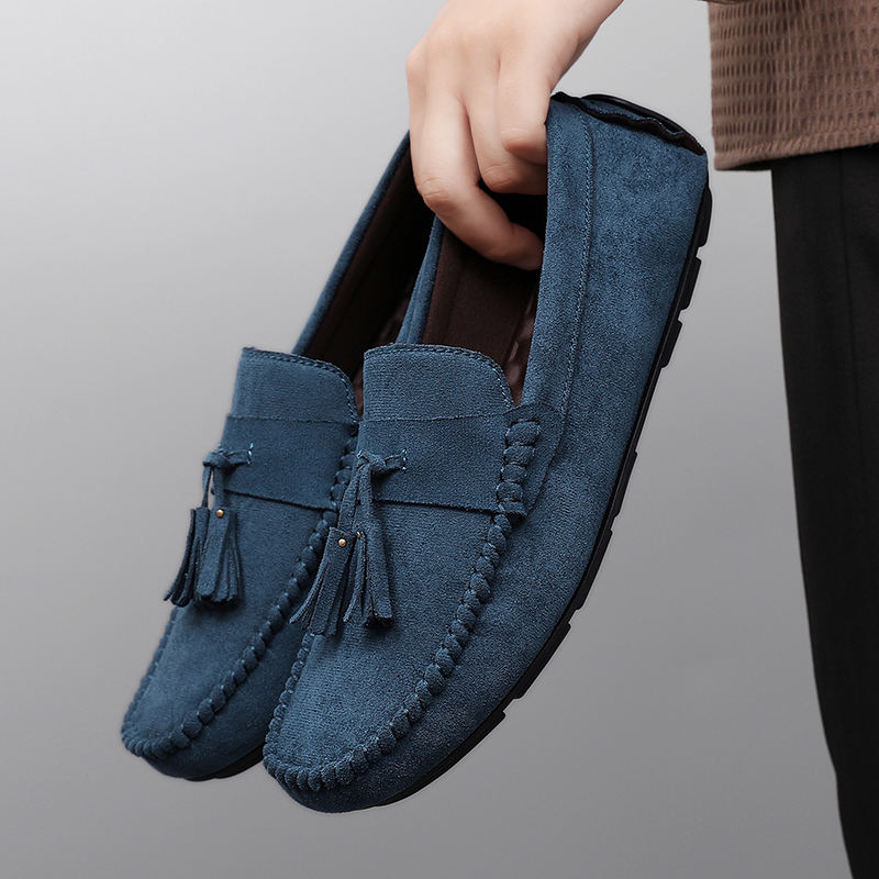 أحذية رجالية كلاسيكية مزودة بش - مراجعة Men'S Fashion Loafers Shoes وسعره