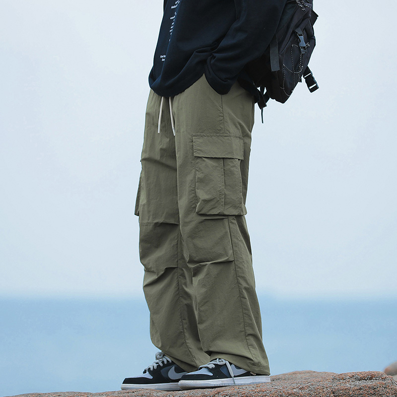 بنطلون رجالي فضفاض بجيوب كبيرة - مراجعة Cargo Jogger Pants وسعره