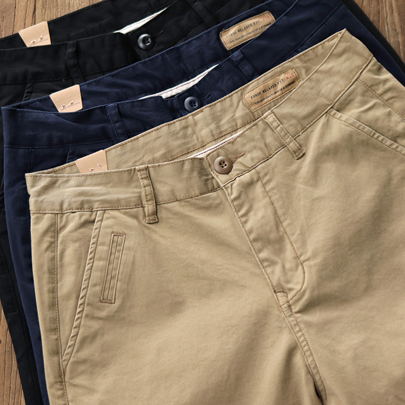 1102 # Spring والخريف جديد الأ - مراجعة Chino Pants Men وسعره