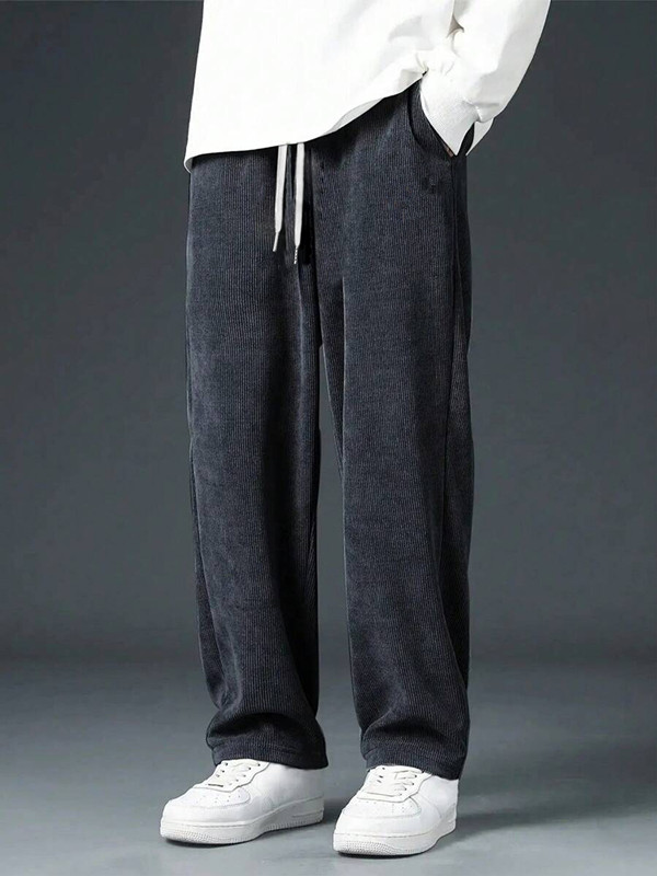 بنطلون رجالي كلاسيكي من قماش ا - مراجعة Men'S Fashion Khaki Pants وسعره