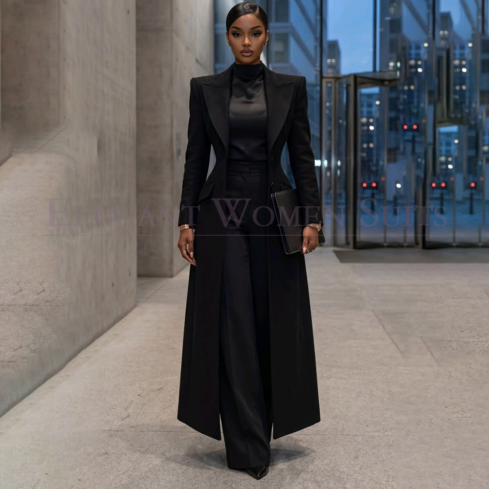 بدلة بليزر نسائية فاخرة سوداء  - مراجعة Men'S Fashion All Black Outfit وسعره