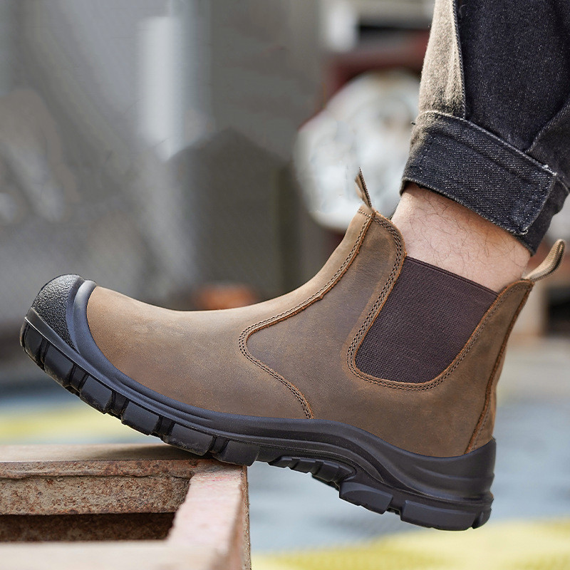أغطية أصابع القدم الفولاذية لل - مراجعة Chelsea Boots Men وسعره