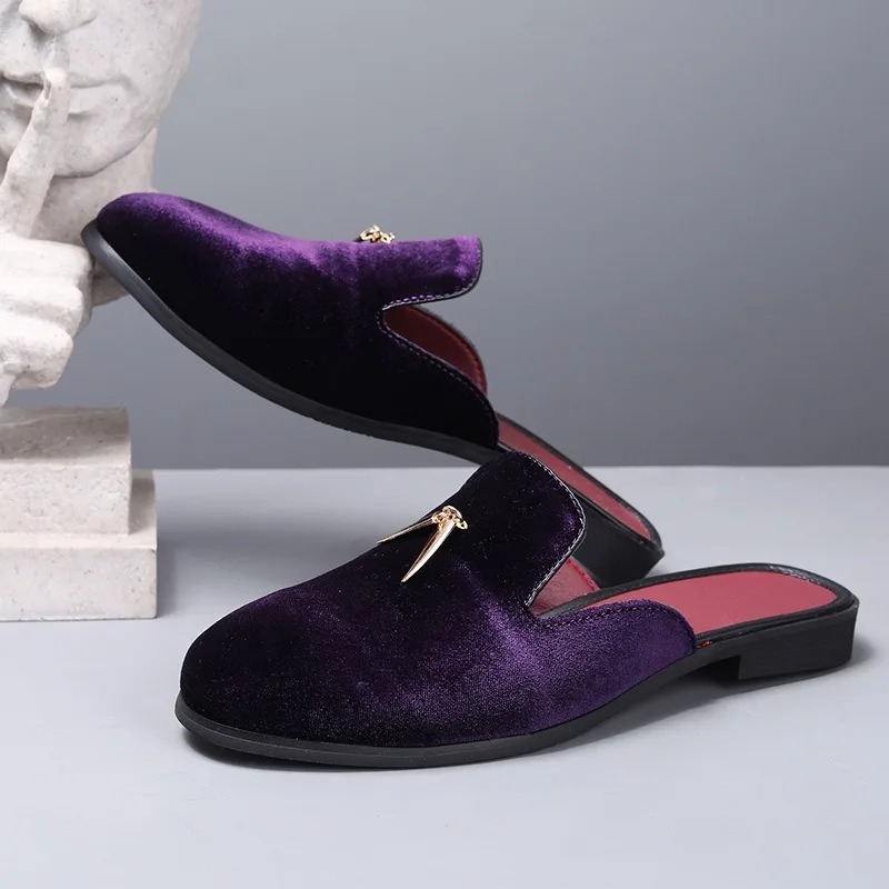 أحذية ميولز للرجال، شباشب فرو  - مراجعة Men'S Fashion Loafers Shoes وسعره