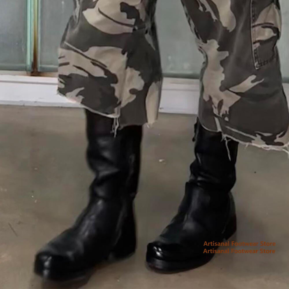 أحذية رجالية عالية الرقبة بمقد - مراجعة Chelsea Boots Men وسعره