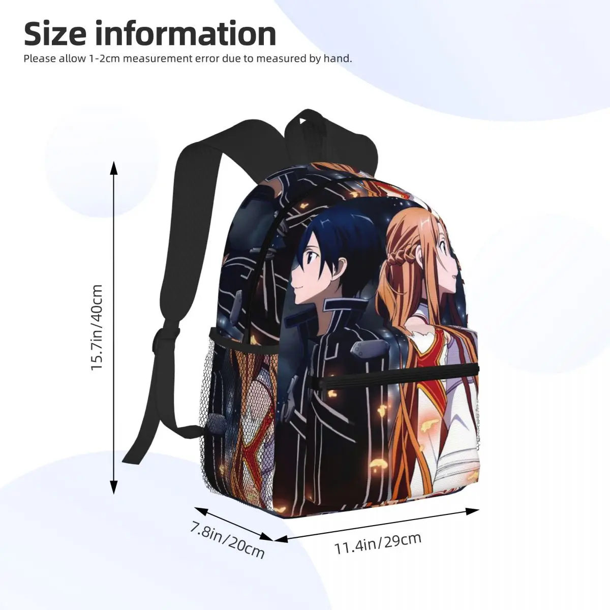 حقيبة ظهر مدرسية من Sword Art  - مراجعة Men'S Fashion Online وسعره