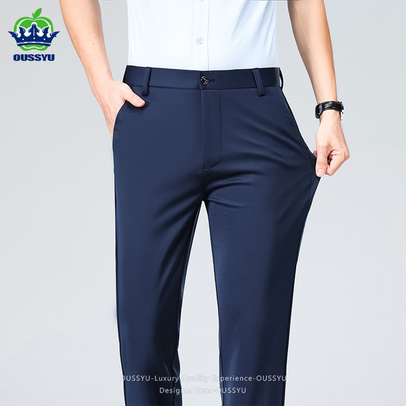 بنطلون رجالي صيفي رفيع مرن للأ - مراجعة Formal Trouser Stretch وسعره