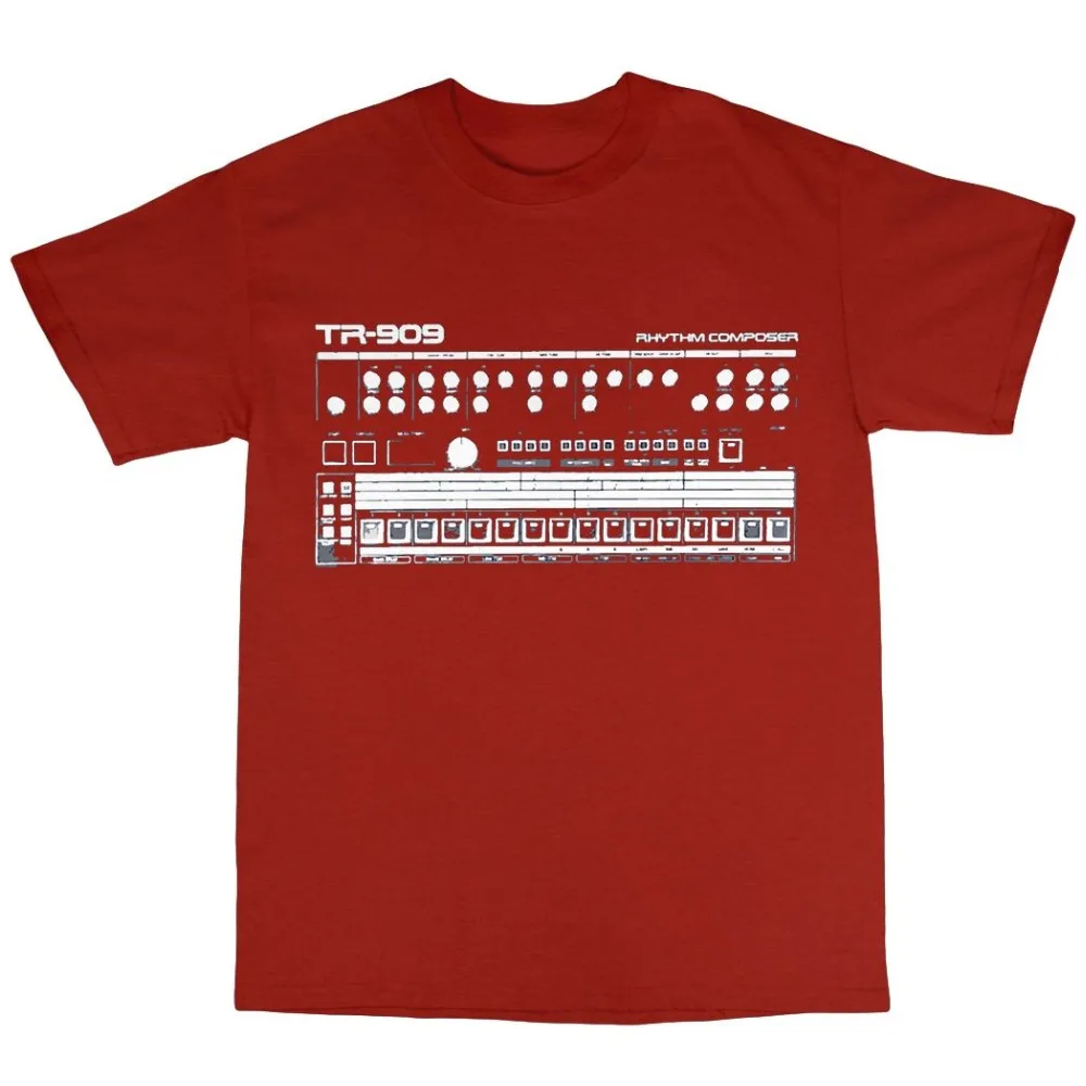 تي شيرت مستوحى من Tr-909 مصنوع - مراجعة Men'S Fashion Online وسعره