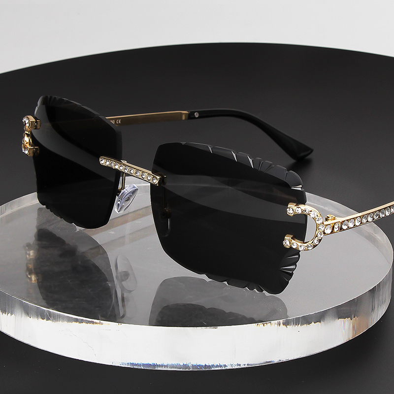 نظارات شمسية مربعة بدون إطار ب - مراجعة Men'S Fashion Old Money وسعره