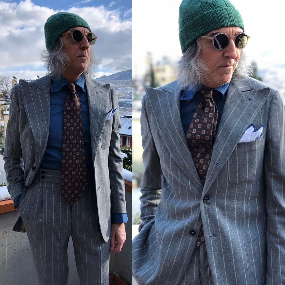 الرجال البدلة شريط 2 قطع واحدة - مراجعة Mens Fashion Trajes وسعره