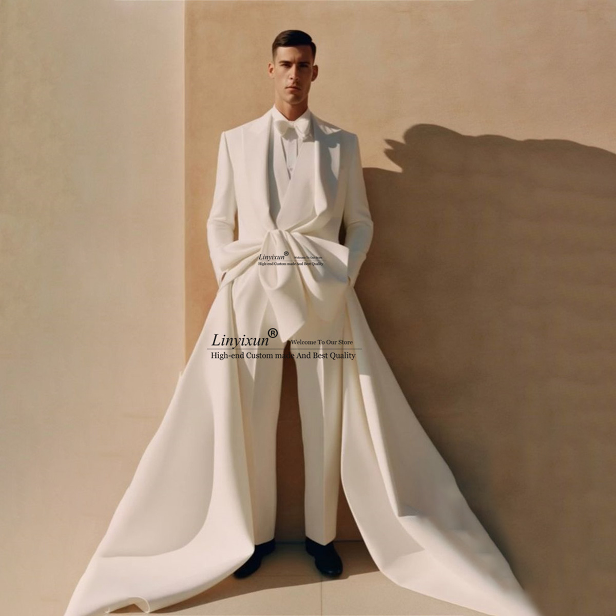 موضة توليد بدل زفاف للرجال الع - مراجعة Mens Fashion Trajes وسعره