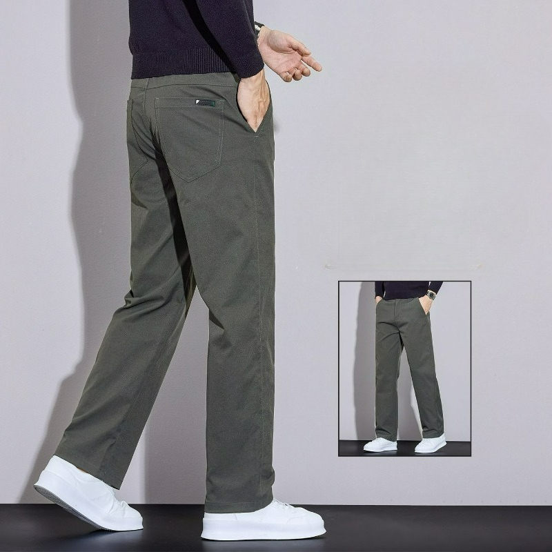 بنطلون رجالي كاجوال للعمل، لون - مراجعة Men'S Fashion Khaki Pants وسعره