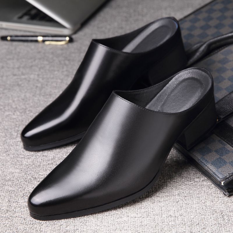 صنادل رجالية مدببة، أحذية جلدي - مراجعة Mens Fashion Dress وسعره