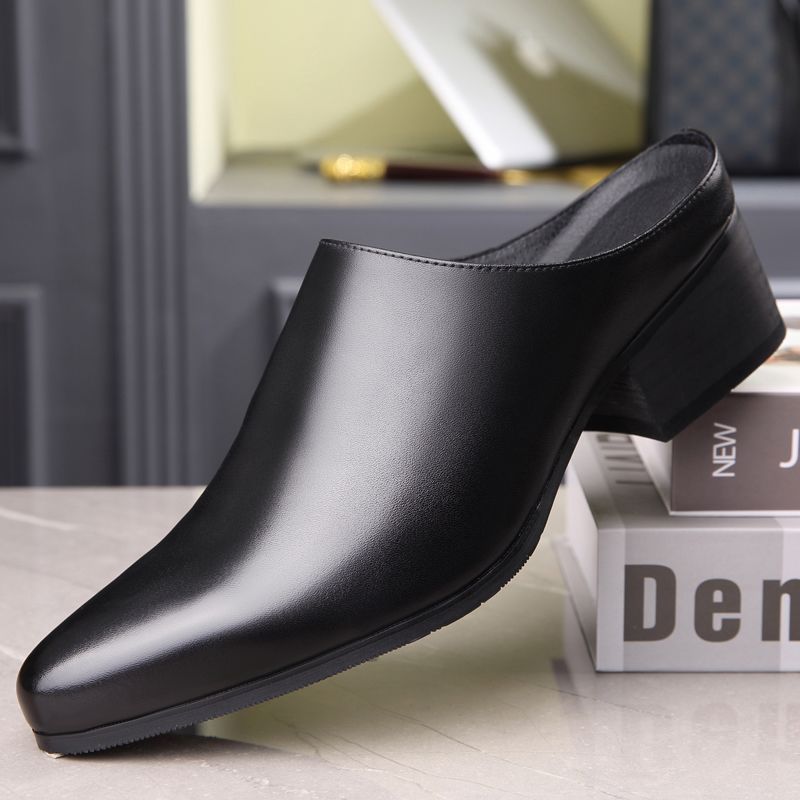 صنادل رجالية مدببة، أحذية جلدي - مراجعة Mens Fashion Dress وسعره