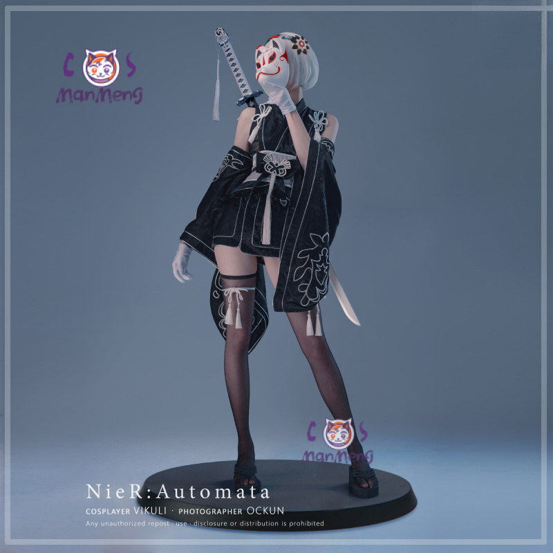النوع B YoRHa رقم. 2 Game Nier - مراجعة Mens Fashion Dress وسعره