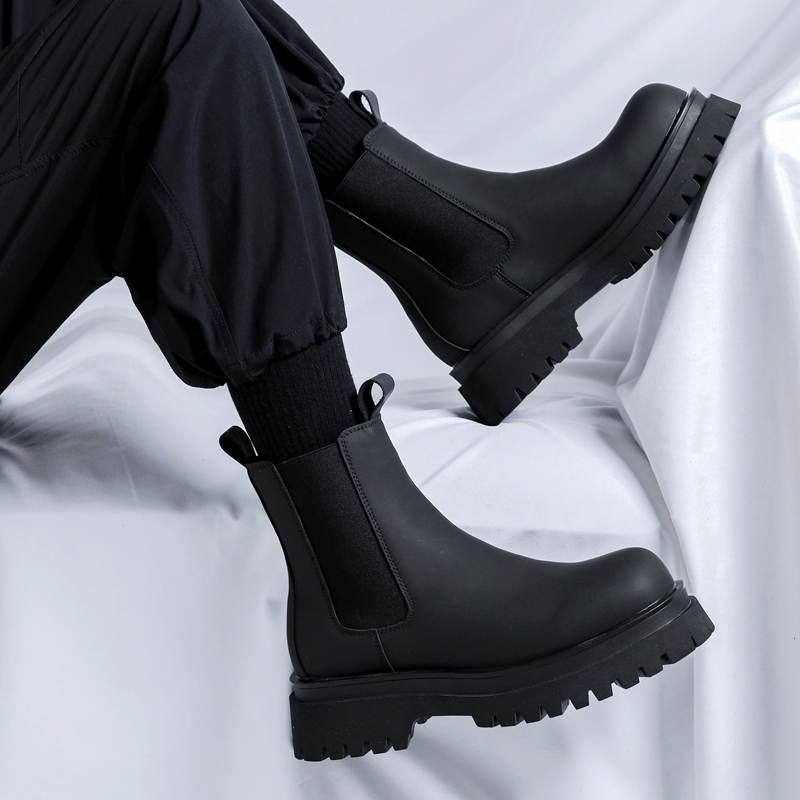 2026 بوتات رجالية سوداء عالية  - مراجعة Chelsea Boots Men وسعره