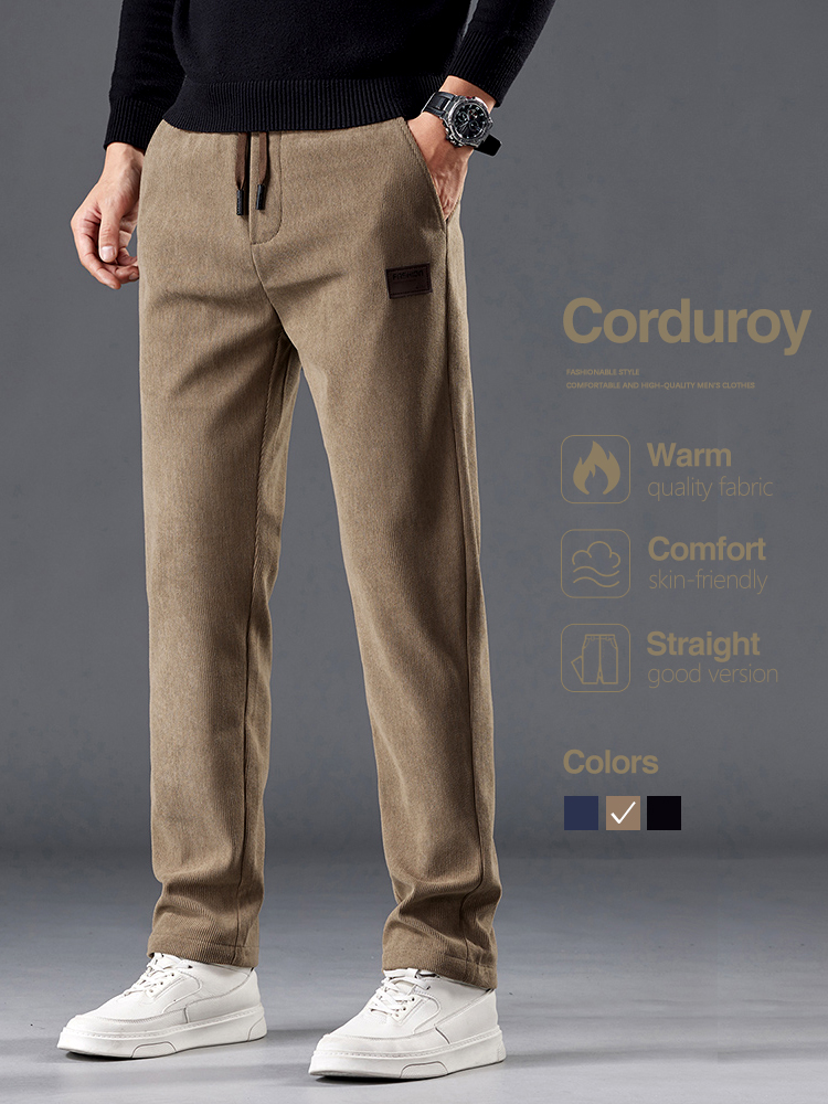 سروال قصير للرجال خريفي جديد ب - مراجعة Men'S Fashion Khaki Pants وسعره